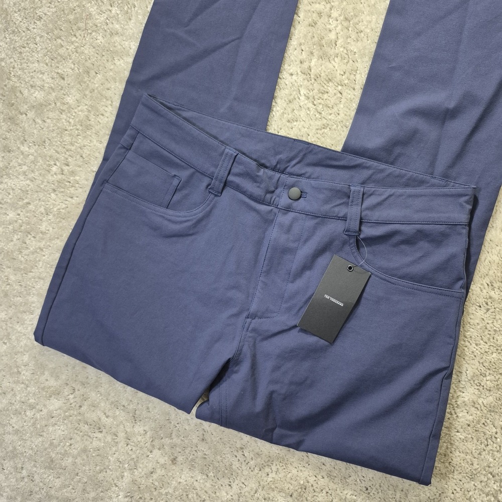 Ten Thousand The Tactical Pant Mens 33/31 Blue Cotton Active Chino Workwear New